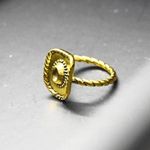 Gold Cowboy Hat Ring Photo 3
