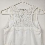 Fracomina White Lace Tank Top Size Small NWT Rhinestones Photo 5