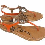 Libby Edelman  Grason Sandals Orange Size 7 Photo 3