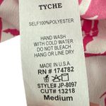 Tyche Women's Thunder Bolt Strapless Draped Bolt Jumpsuit in Hot Pink Size Med Photo 7