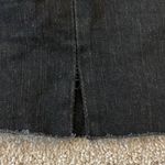 Zadig & Voltaire Juny Used Black Denim Cut Off Skirt Photo 4