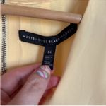 White House | Black Market Sleeveless Blouse Yellow Size 14 Photo 4