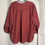 Zenobia  Pink and Black Dot Blouse Photo 2