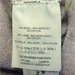 J.Crew Relaxed V-Neck Wool Blend Sweater Shirt Cuffs Lilac Purple Womens Small Photo 6