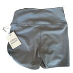 Revolve WellBeing + BeingWell Biker Shorts Gray XS Compression Slimming High Waist NEW Photo 4