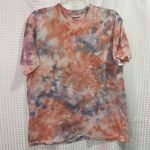 Old Navy  Tie Dye Crew Neck Shirt SMALL Multicolor Short Sleeve Top Unisex Photo 1