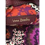 Vera Bradley Mini Marlo Quilted Leather Crossbody Handbag In Claret (wine) EUC Photo 6