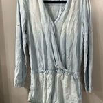Cloth & Stone Anthropologie  Chambray Romper Size S Photo 0