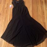 Women’s STACEES Formal Black Sweetheart Sweep Train Dress Size 12 Bust 39 New Photo 7