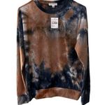 Socialite Navy Tie Dye Oversized Long Sleeve Tee Size XS Photo 0