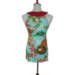 Ivy Jane  Small Floral Sleeveless Blouse Boho Top Multicolor Retro Photo 3