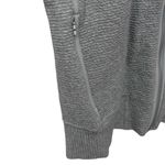 Lululemon On Repeat Bomber Jacket 12 Gray Textured Knit Full Photo 3