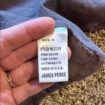 James Perse  Deep Purple / Grey Cardigan size 4 Photo 3