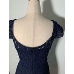 White House | Black Market  blue lacy dress size 2 Photo 3