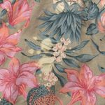 Gap Vintage  Tropical Floral Fruit Pattern High Waist Pleated Shorts Photo 6