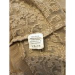 Shoreline Crochet Beach Coverup Tunic Tan Dress Boho Pirate Peasant Long Sleeve Photo 5