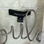 Verve Ami  Gray Sweater Cardigan with button accent M Photo 3