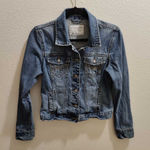 Aeropostale Y2K  Women’s Denim Jean Jacket Blue Trucker Medium M Classic Fit Photo 0