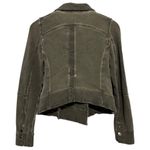 Anthropologie Marrakech  Women’s Size XS Faded Black Cotton Meri Moto Jacket Photo 6