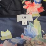 LPA  Button Up Midi Dress in Midnight Roses Photo 6