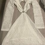 H&M White Eyelet Cut-Out Dress Photo 0