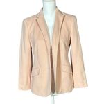 Talbots Jacket Blazer Size 8 Pink Lined Pockets Long Sleeve Fitted Preppy Work Photo 8