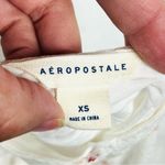 Aeropostale  Cream Printed Above Knee Boho Print Tie-Back Shift Dress‎ Size XS Photo 7