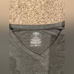 Athletic Works Gray  V-Neck T-shirt Photo 2