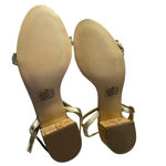 Lilly Pulitzer  Marcia‎ Block Heel Sandal Metallic Gold Leather Women's Size 8 Photo 3