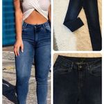 L & B dark wash high rise skinny jeans! TALL Photo 1