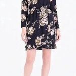 J.Crew  | Black Gold Floral Long Sleeve Cocktail Dress Women’s Size 12 NWT Photo 0