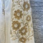 Max Studio  Embroidered White Peasant Blouse Photo 2