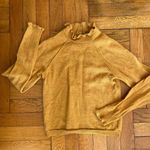 Free People Women’s Mustard Pullover Sweater 100% Merino Wool - XS Photo 1