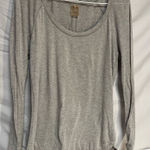 Calia by Carrie Calia long sleeve women gray t shirt Photo 0