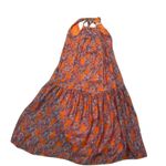 FRNCH Aneth Floral Silk Blend Sleeveless Maxi Dress Womens Size Small Boho Orange Photo 3