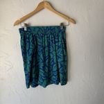 Jaclyn Vintage 70s Shirt Shorts Set Small Floral Retro Casual‎ Bright Blue Photo 9