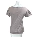 J.Crew Women's Tan Short Sleeve Jeweled Beaded Embellished Tee T Photo 1