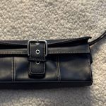 Apostrophe Leather Blue Wristlet Clutch with Structured Design Photo 2