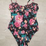 For Love & Lemons ππ Rosewater One-Piece Swimsuit ~ Floral Print Small S NWT Photo 6