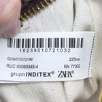 ZARA  Woven Woven Mini Bag Gold Twisted Handle Brown Crossbody Minimal Urban Photo 13