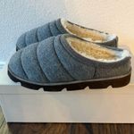 Brunello Cucinelli  Gray Quilted Slippers SZ 41 Photo 0