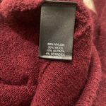 Cremieux Burgundy Charlotte Faux Wrap Wool Alpaca Blend V Photo 3