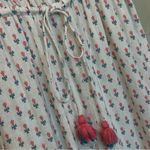 Global Desi Boho Vneck floral print jumpsuit, wide leg, sleeveless, sz XS Pink Photo 5