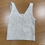 Zenana Outfitters 2 Piece Reversible 2-Way Neckline Washed Ribbed Cropped Tank Top Photo 3