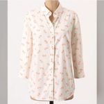 Anthropologie Postmark Bicycle Print Button Down Size 8 Photo 9