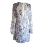 Ted Baker  Vintage Bird Cage Print Dress Size 2 US 6 Romantic Cocktail Party Photo 3