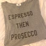 Old Navy Espresso then Prosecco Graphic Tee Photo 0