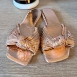 Jeffrey Campbell Knaughty-3 rose gold knotted slip-on flat sandal Size 39 / 8 Photo 2