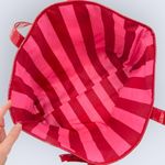 Victoria's Secret Large Red Vinyl Bow Spell Out Weekender Shoulder Tote Bag Photo 6