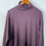 J.Jill Pure Jill Luxe Tencel Turtleneck Maxi Dress Purple Medium Photo 2